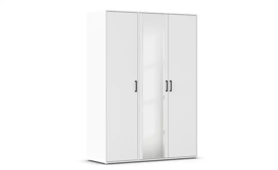 Drehtürenschrank ohne Absetzung 140 cm 3 Stück