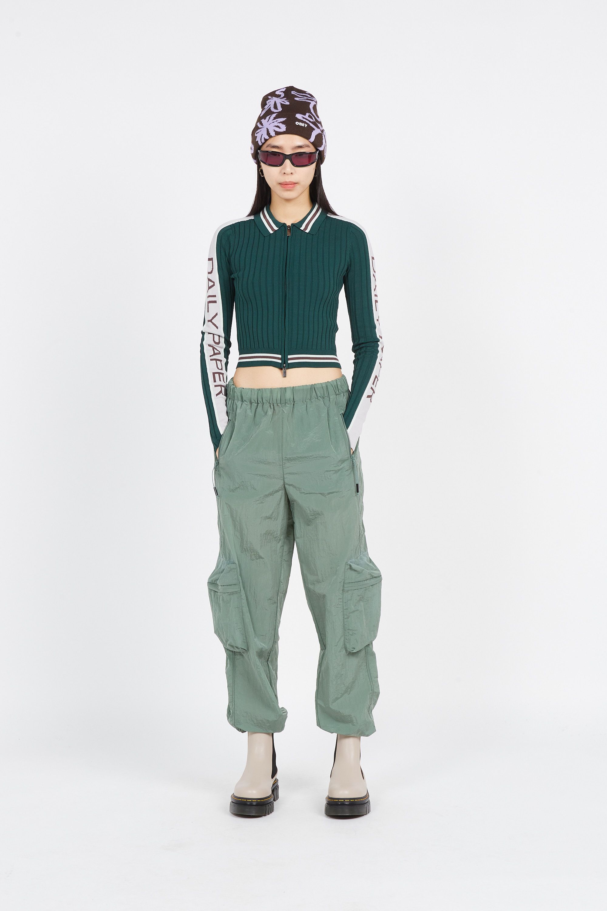 Daily Paper Cardigan rizlan cardigan Vert