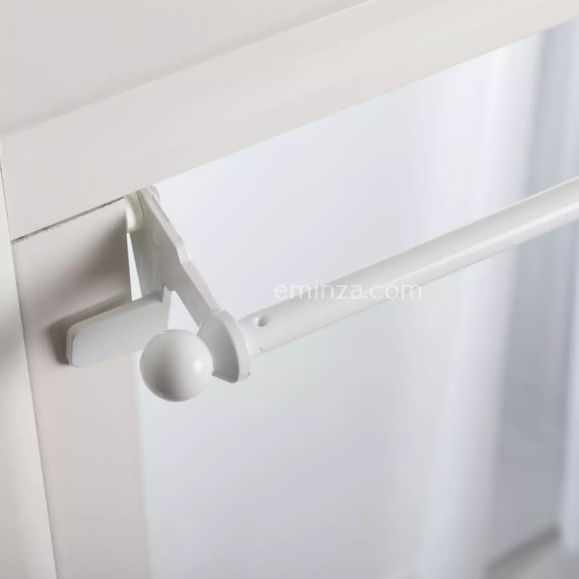 Tringle extensible Fix'vit (30 à 50 cm) Blanc