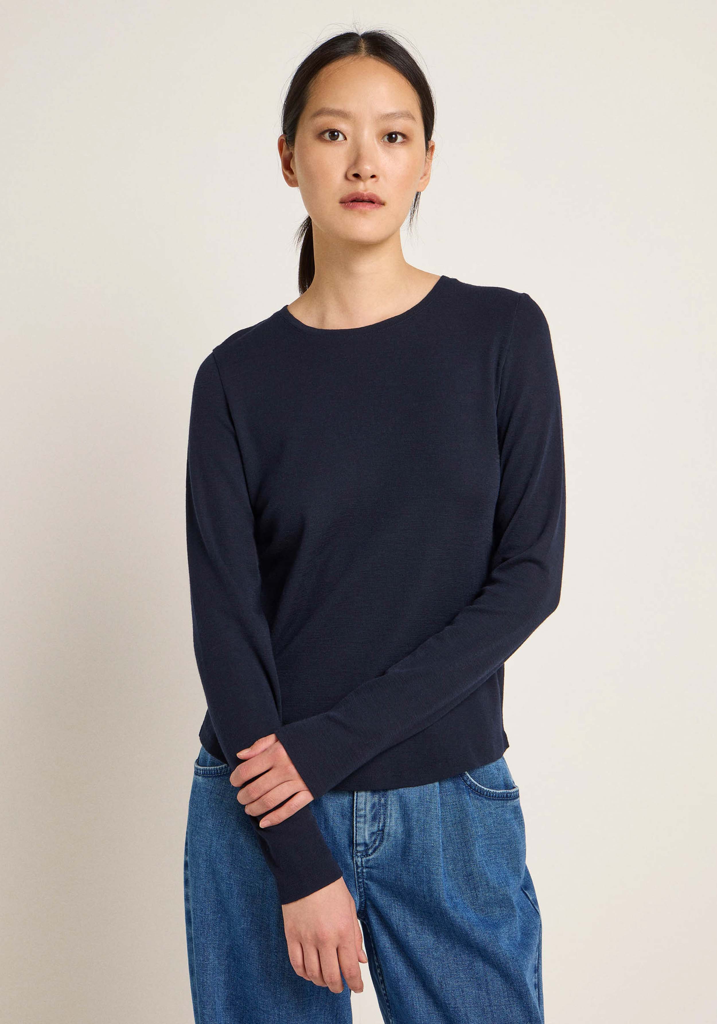 Lanius Langarmshirt Midnight