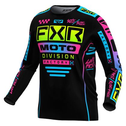 Maillot cross FXR YOUTH PODIUM 24 - Noir / Multicolore