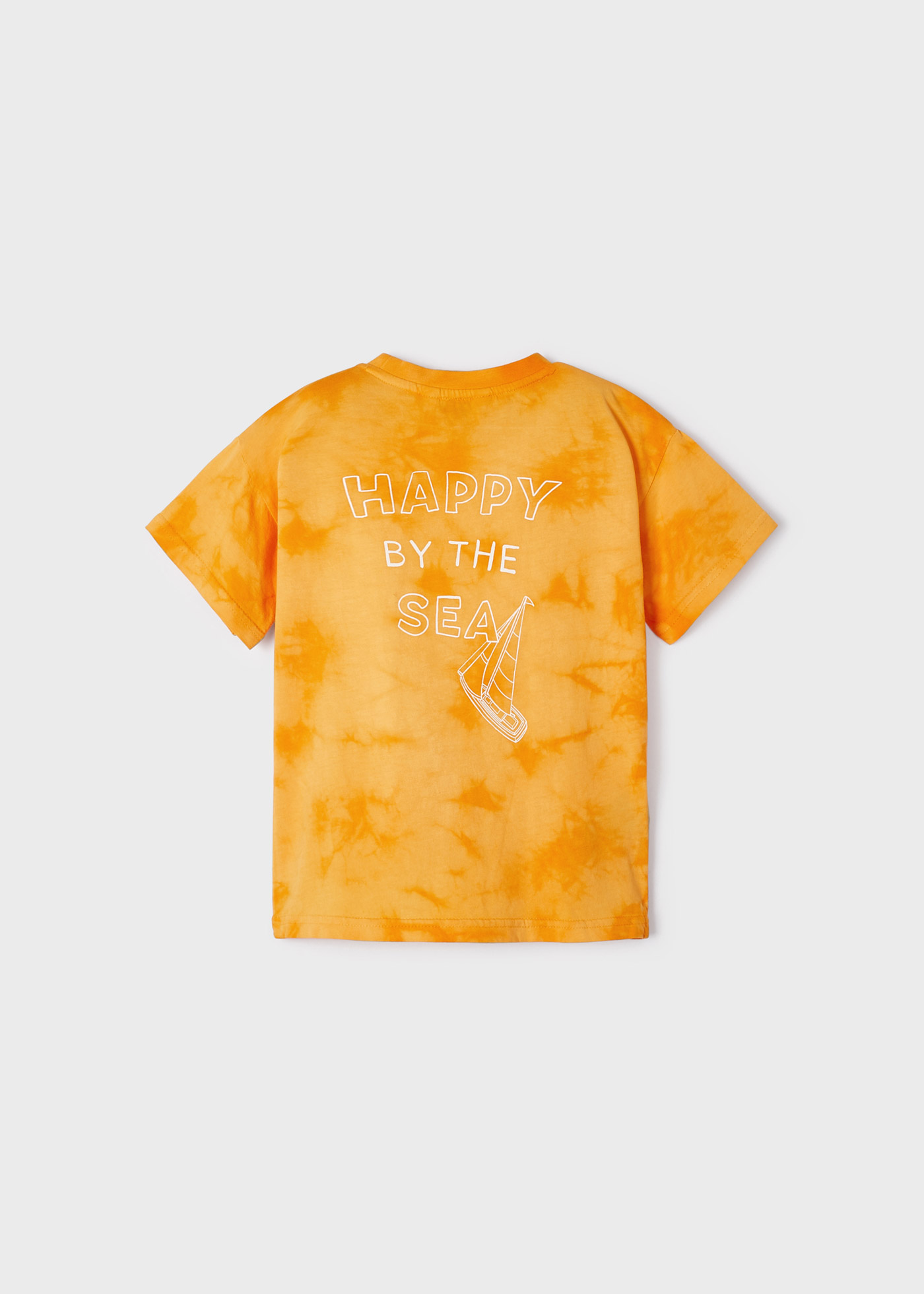 Camiseta tie-dye de algodão para meninos