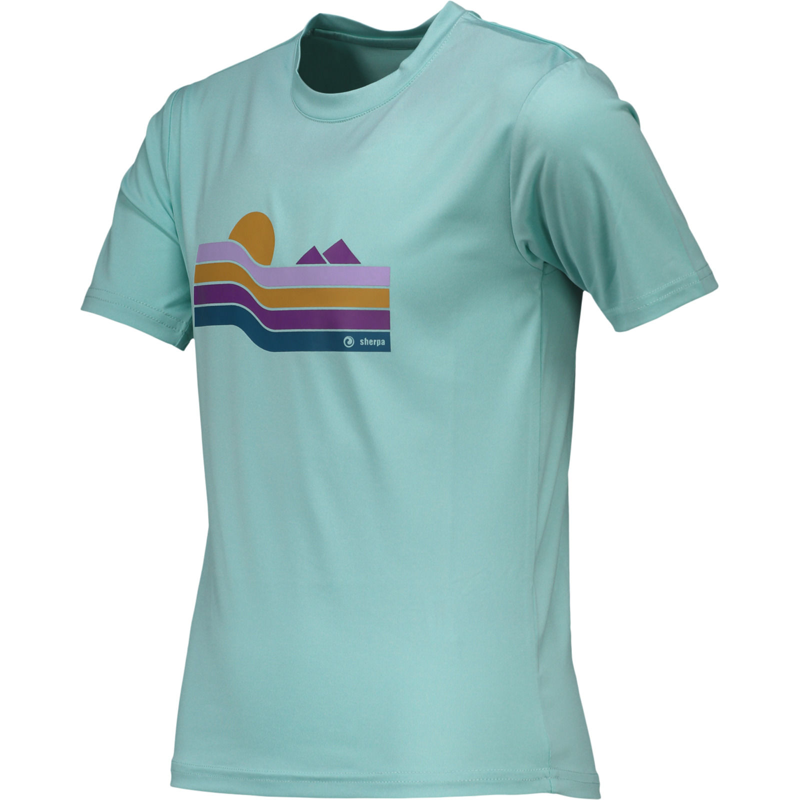 Sherpa Kinder-T-Shirt Mugu türkis