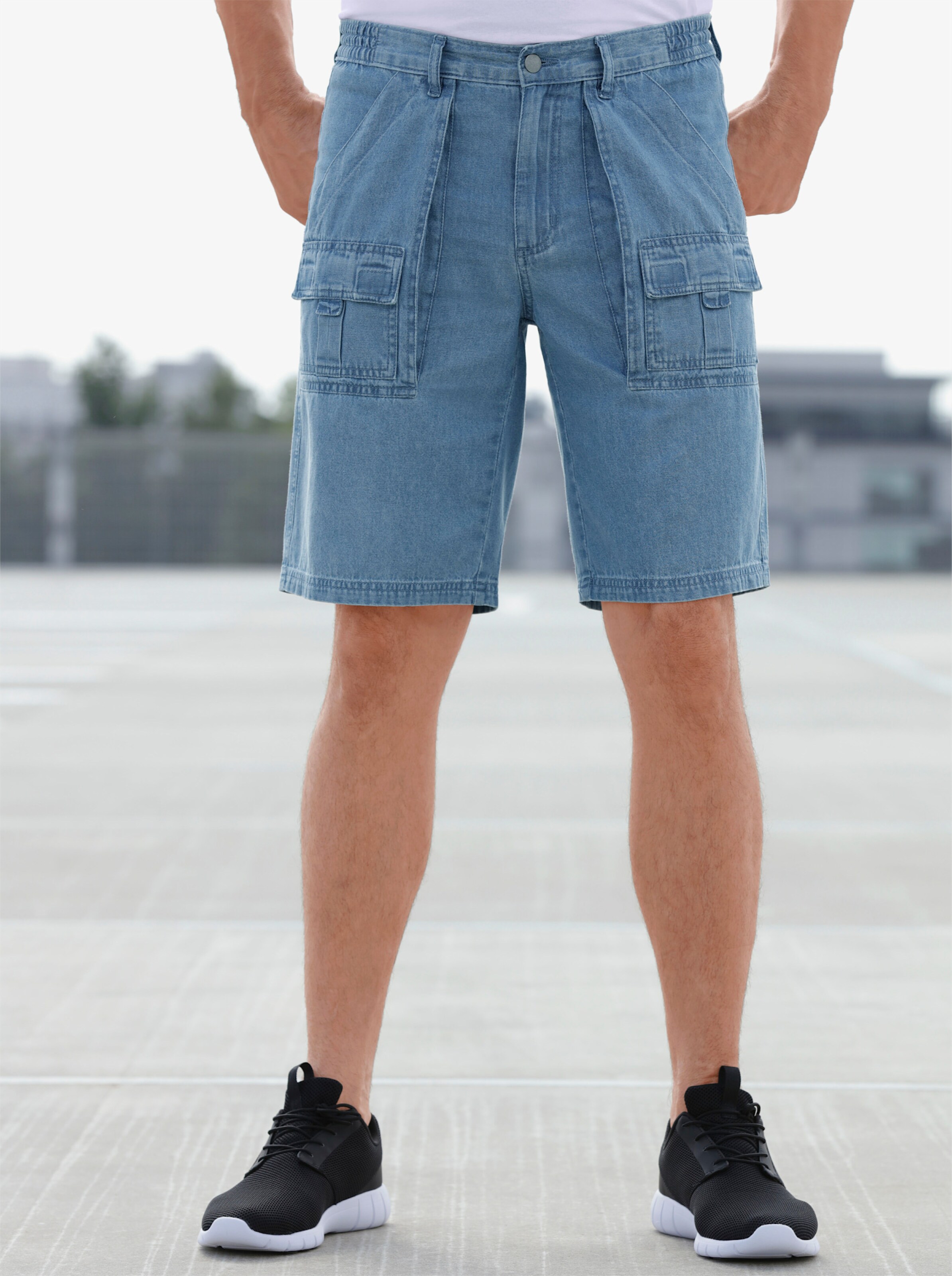Jeans-Bermudas