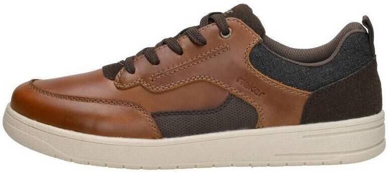 Rieker Bruine Vetersneakers met Robuuste Zool Brown