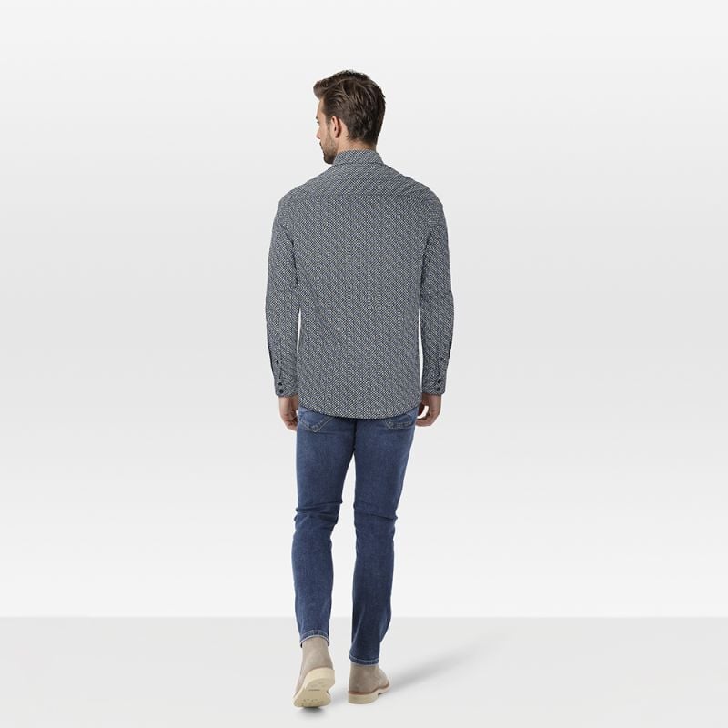 Veleste Tobias - Overhemd - Blauw - 2XL
