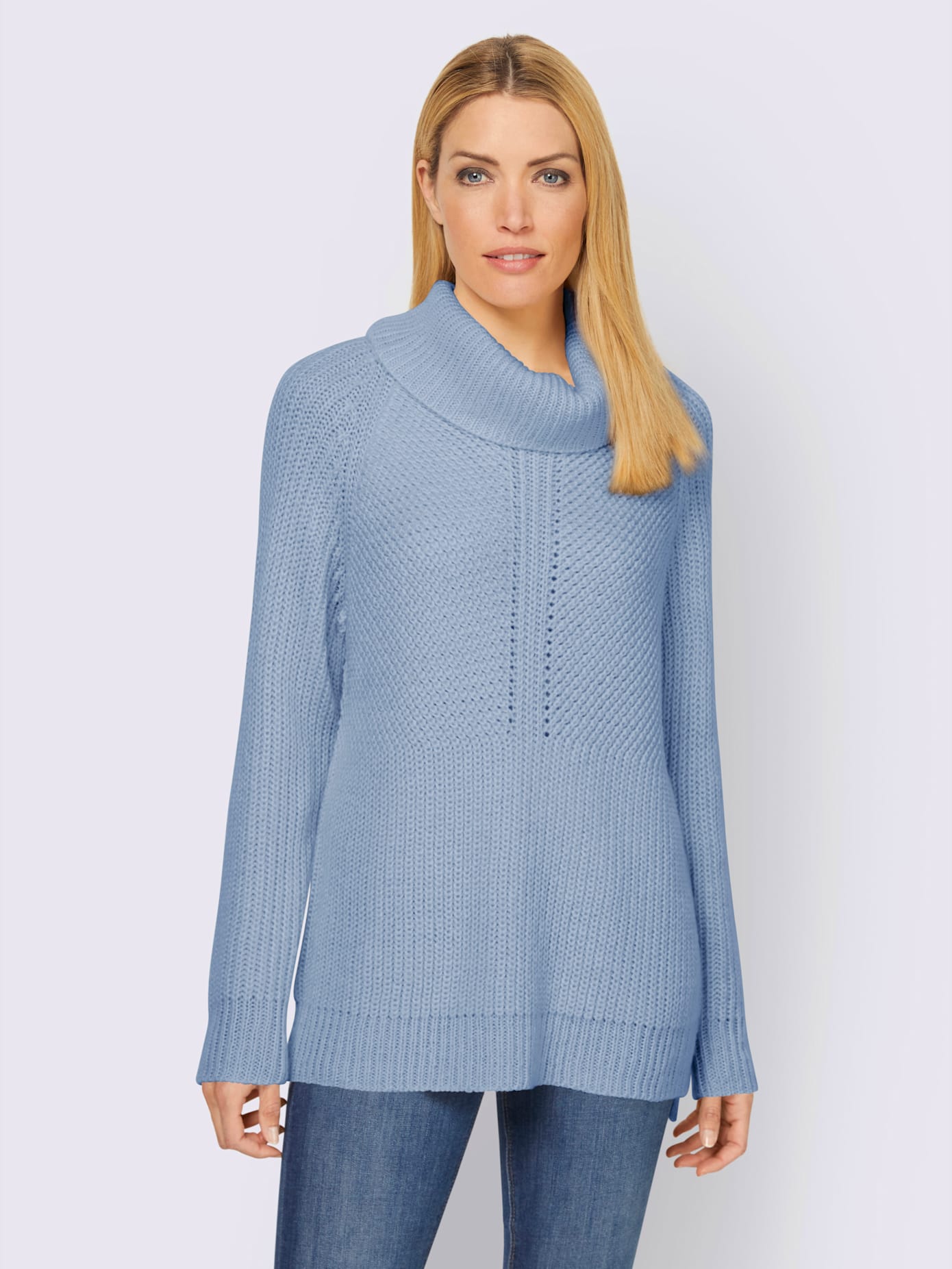 Pull motif maille moderne