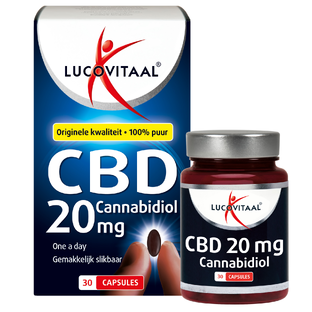 Lucovitaal CBD Cannabidiol 20mg Capsules 30CP