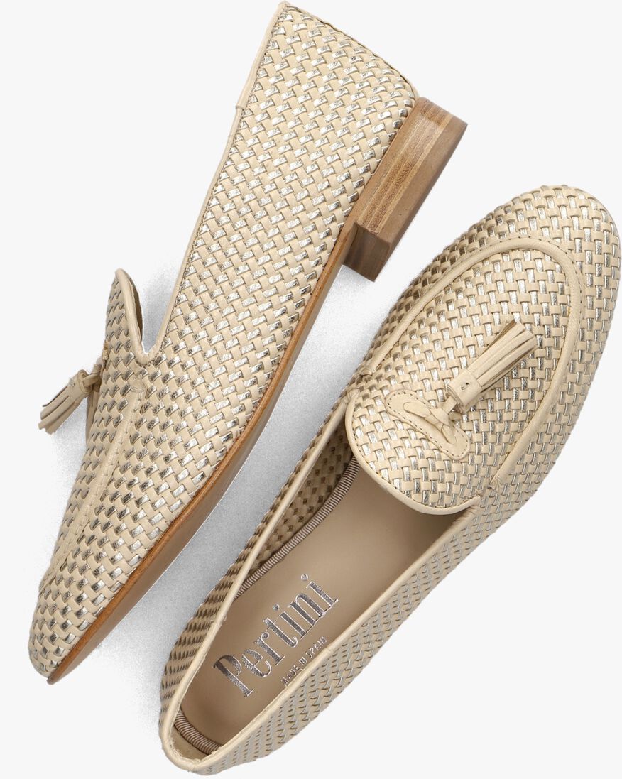 PERTINI beige pertini loafers 33289