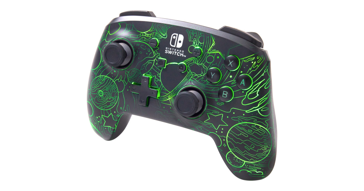 PowerAEnhanced Wireless Controller for Nintendo Switch with Lumectra - Galactic Vortex  (Lila)