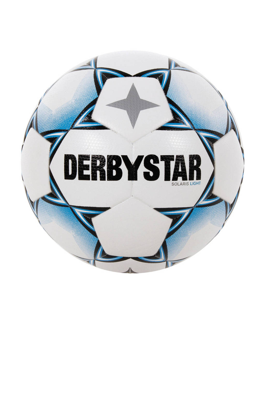 Juniorvoetbal Solaris Light wit/blauw maat 5