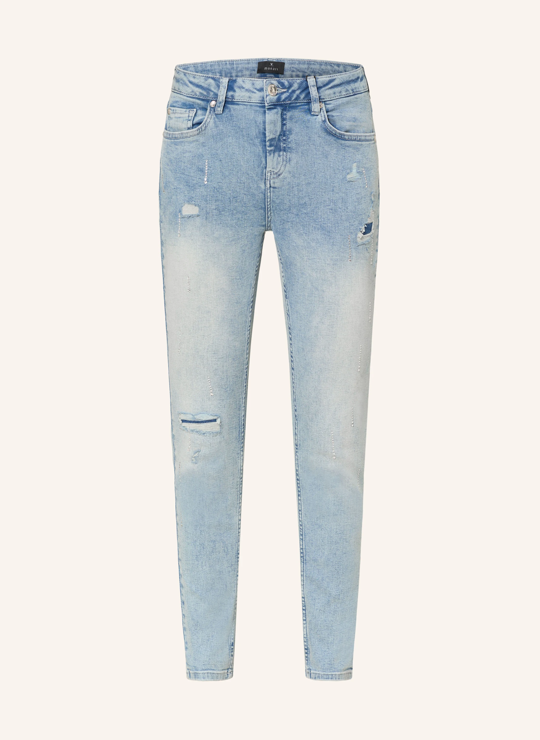 monari Jeans mit Schmucksteinen