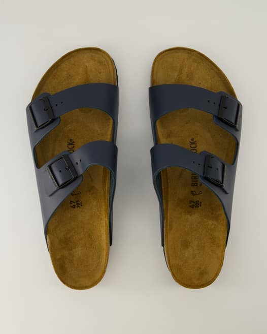 Birkenstock Arizona Pantoletten in Blau