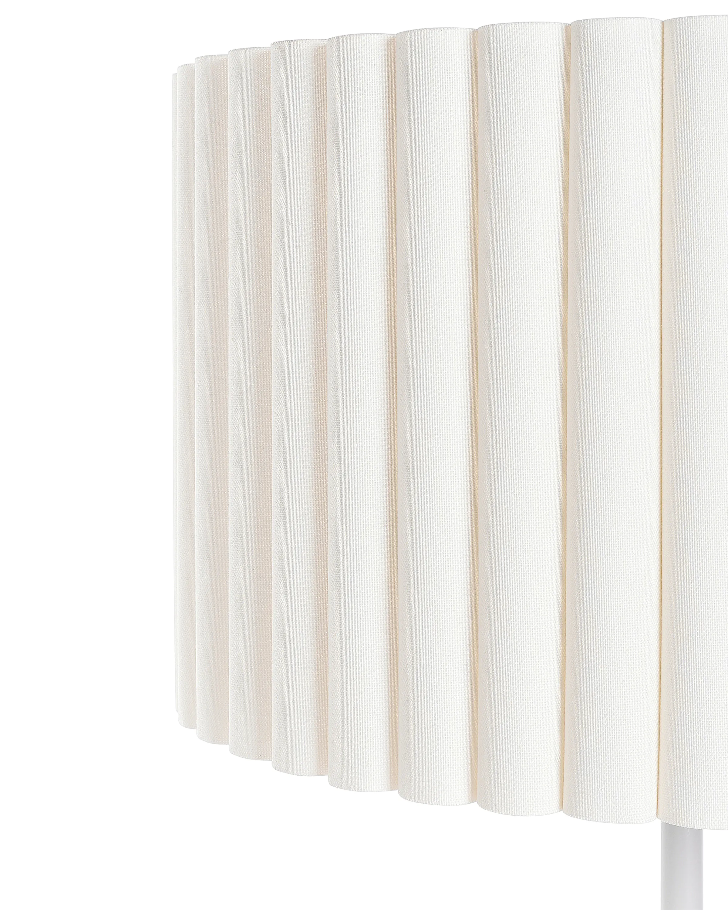 Staande lamp LOURENS Metaal Gebroken wit
