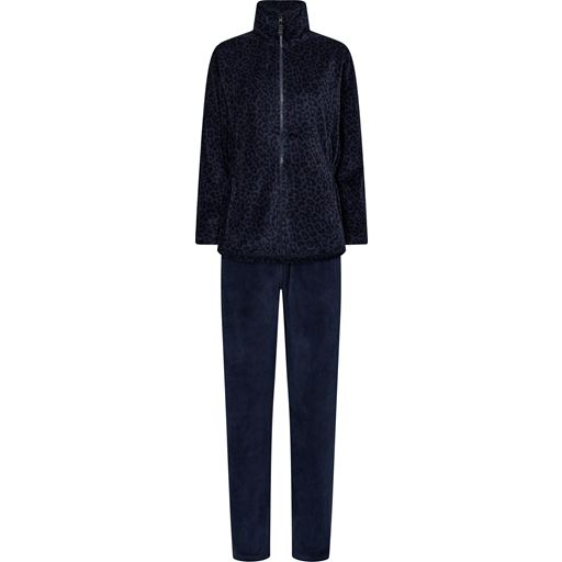 Decoy Homewearsæt, Multi Blå, XL