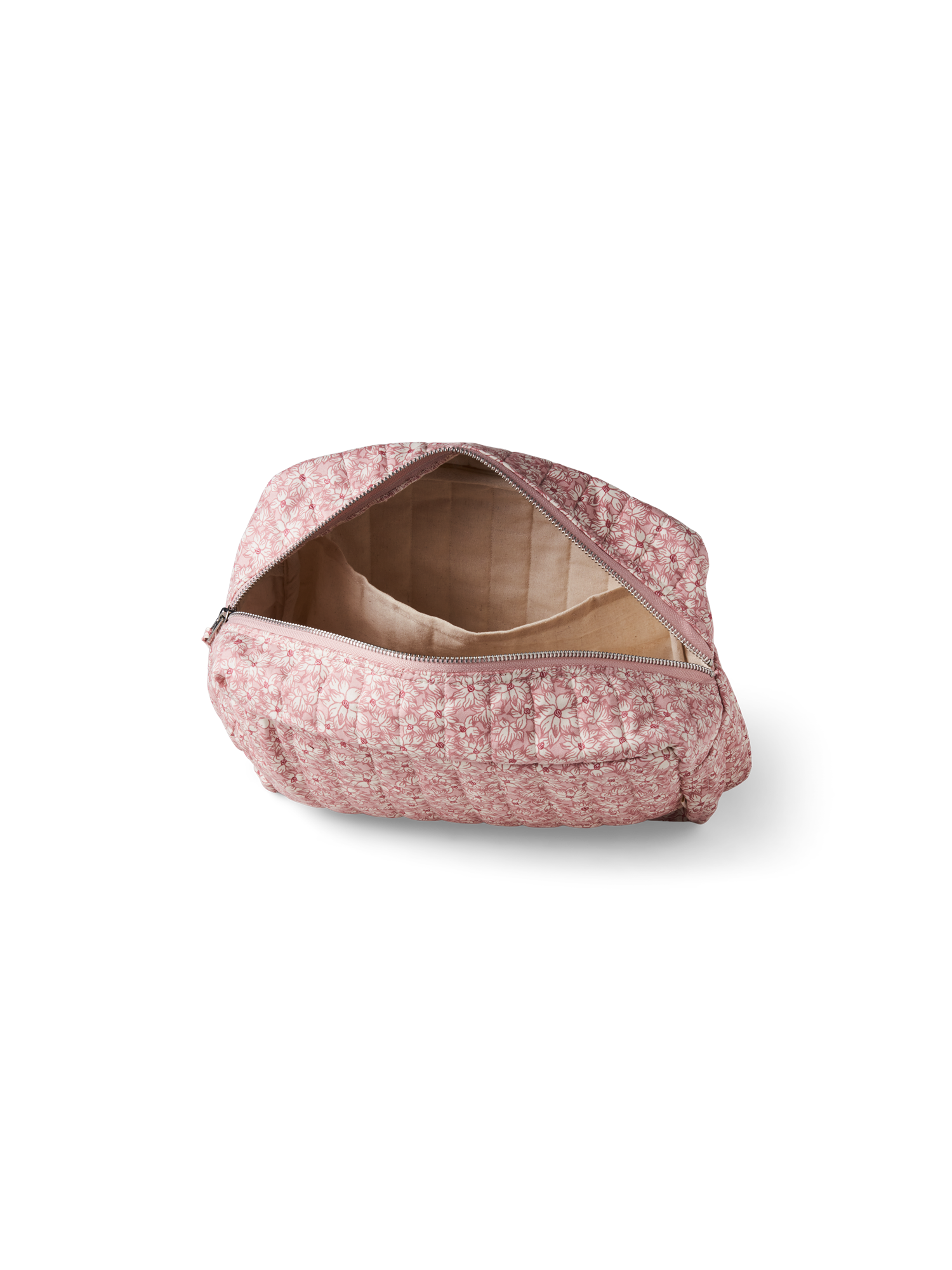 Toilettaske | Bomuld/polyester. 28 x 15 x 19 cm. | Dusty Rose