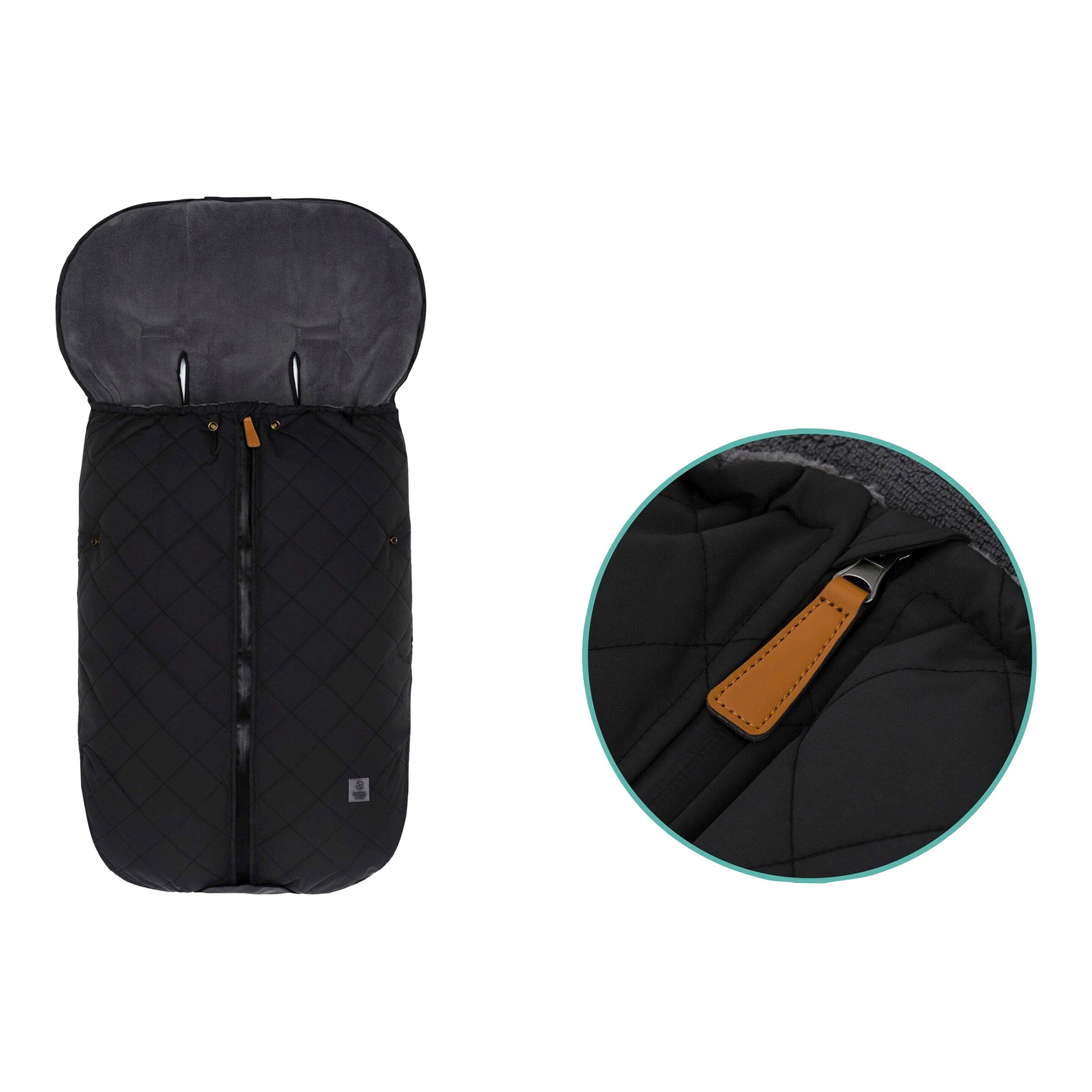 babycab Winterfußsack Mala schwarz