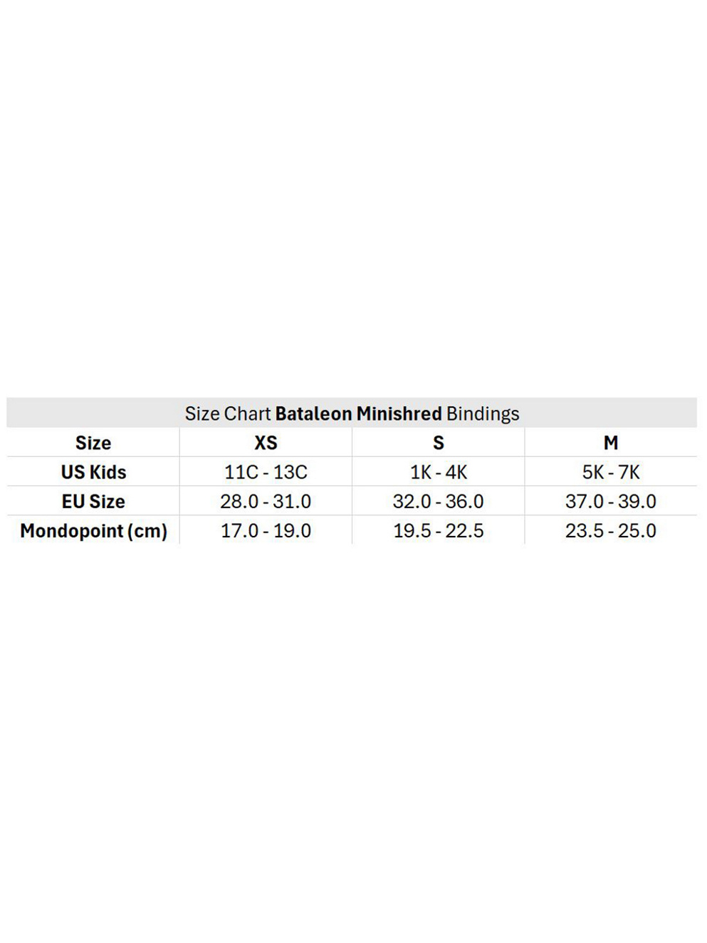 Bataleon Minishred + Minishred S 2025 Kids Snowboard uni