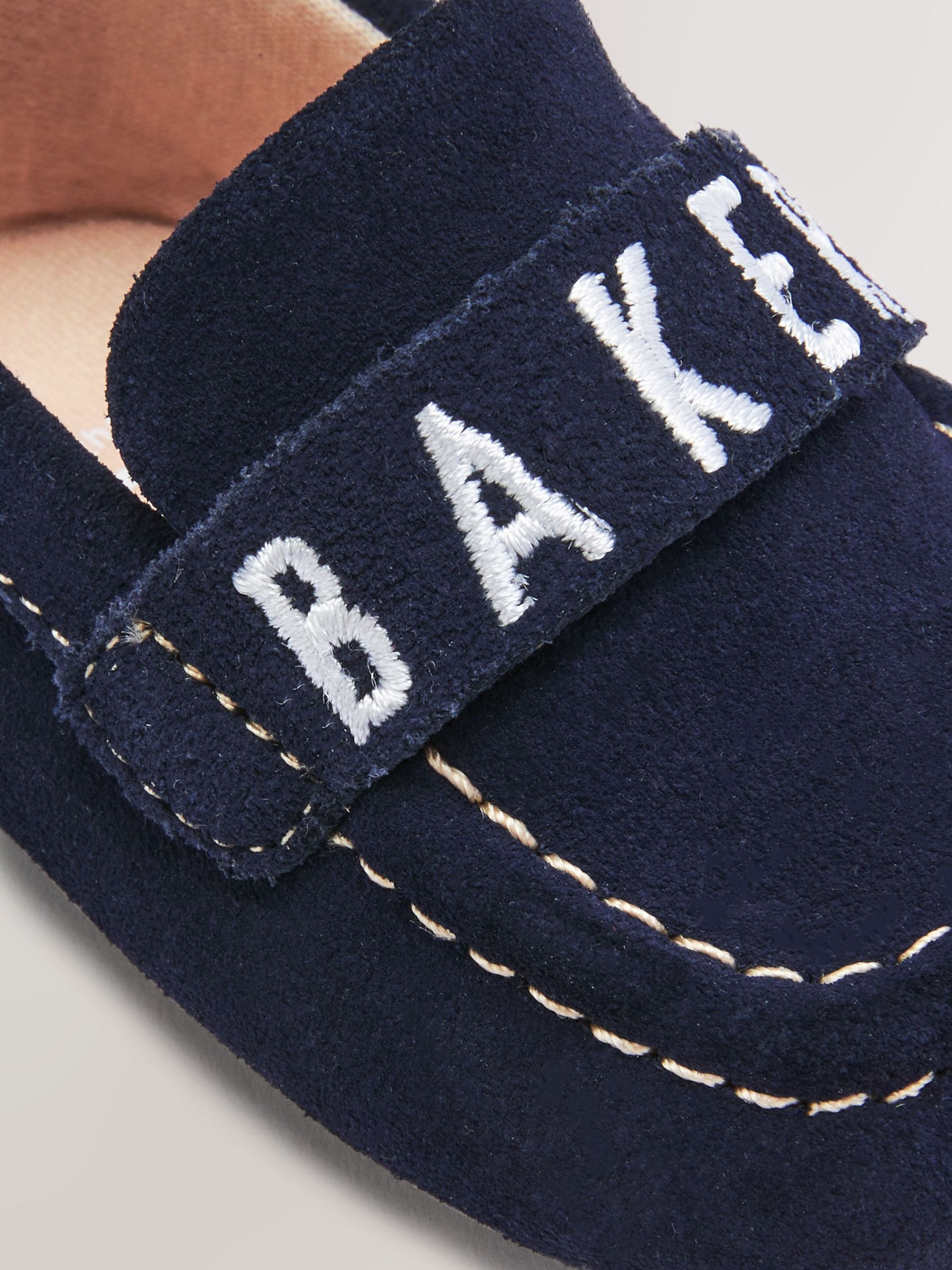 Marineblauw - Baker by Ted Baker - Padders loafers voor babyjongens