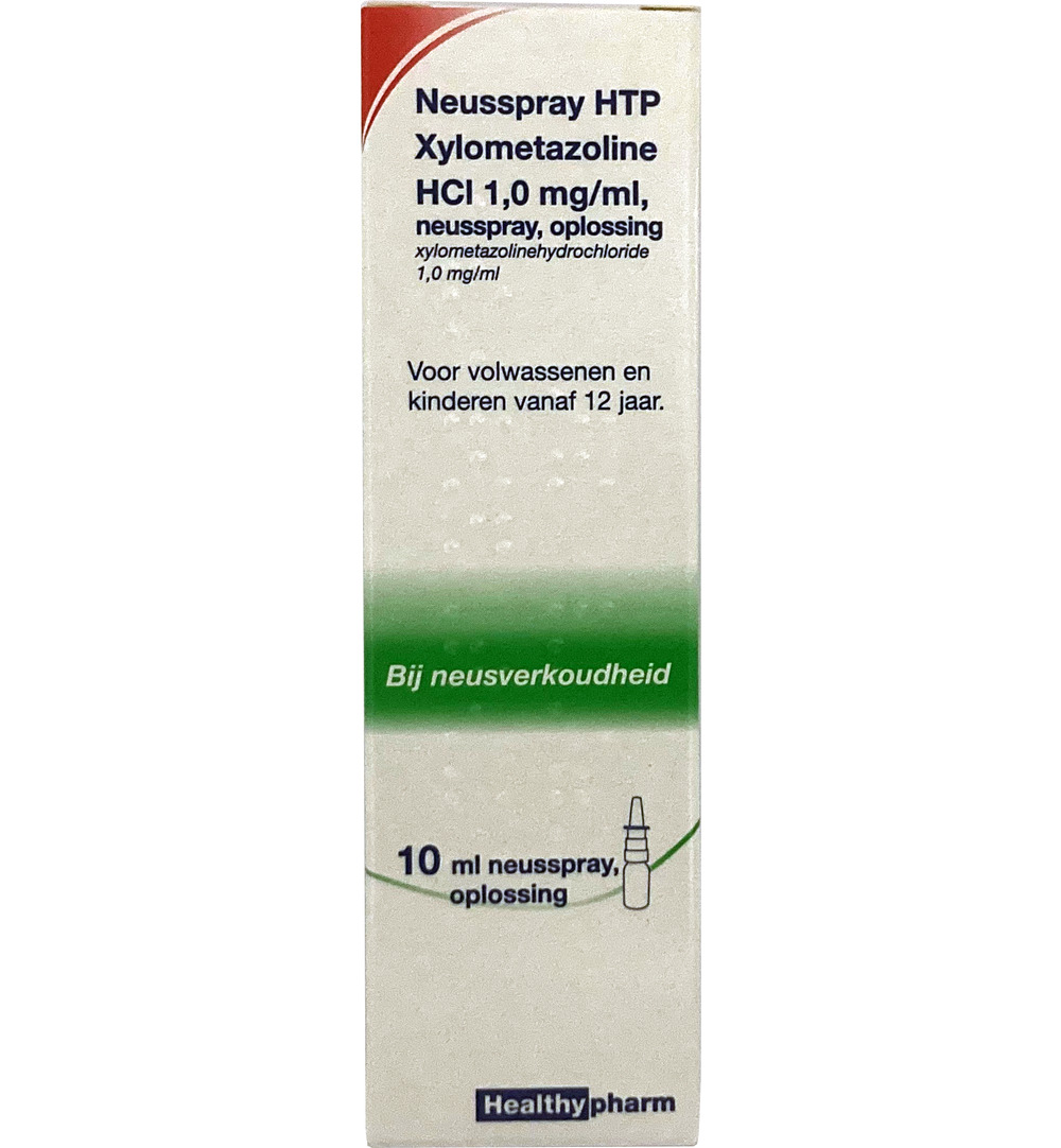 Healthypharm Neusspray xylometazoline 1.0% (10 ml)