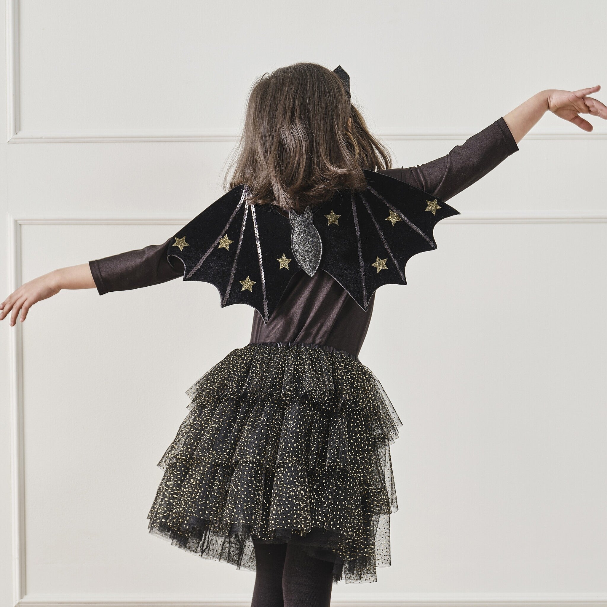 Zwart Gouden Tutu Meisje