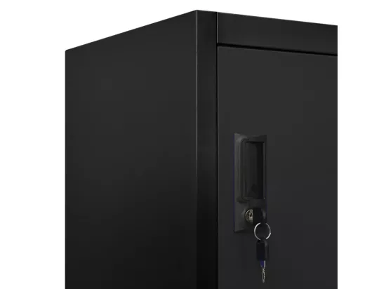Armoire à casiers Noir 90x40x180 cm Acier