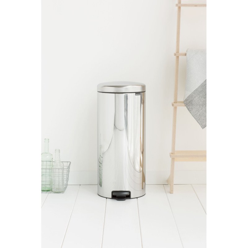Poubelle 30 litres ronde à pédale Brabantia NewIcon