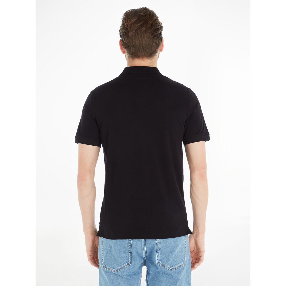 CALVIN KLEIN<br>Camisa polo slim piqué