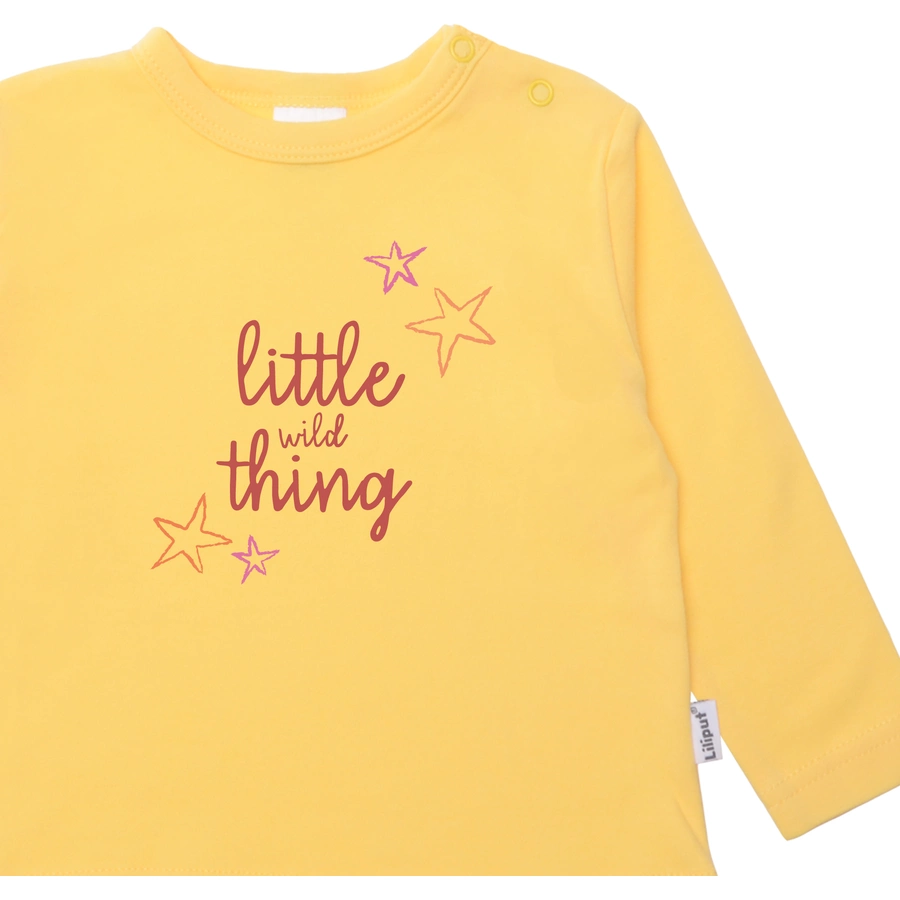 Liliput Langarmshirt Regenbogen weiss-gelb