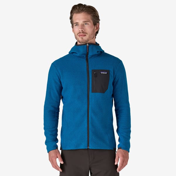 Veste polaire randonnée PATAGONIA M'S R1 AIR FULL-ZIP HOODY ENDLESS BLUE
