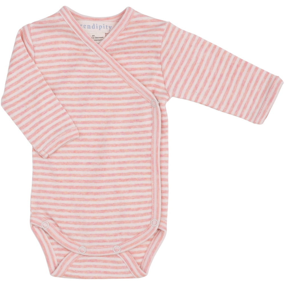 Køb Serendipity Coral/Offwhite Newborn Slå-om Body