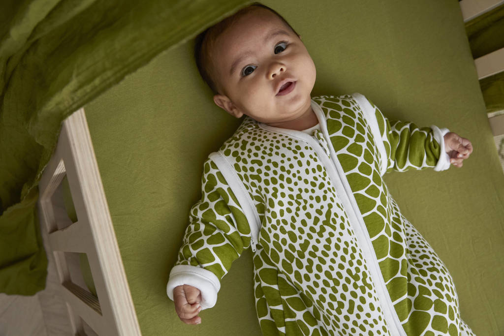 Perfectbaby slaapzak met afritsbare mouw Snake avocado