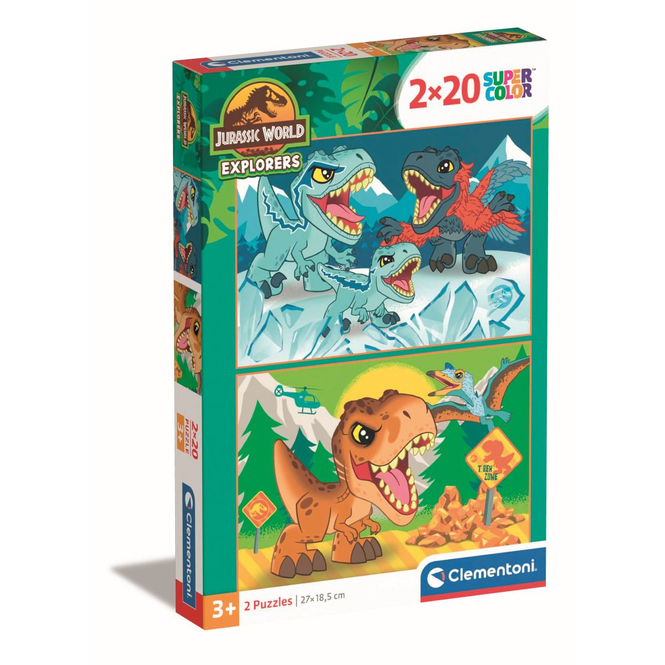 Jurassic World - Puzzleset - 2 x 20 Teile