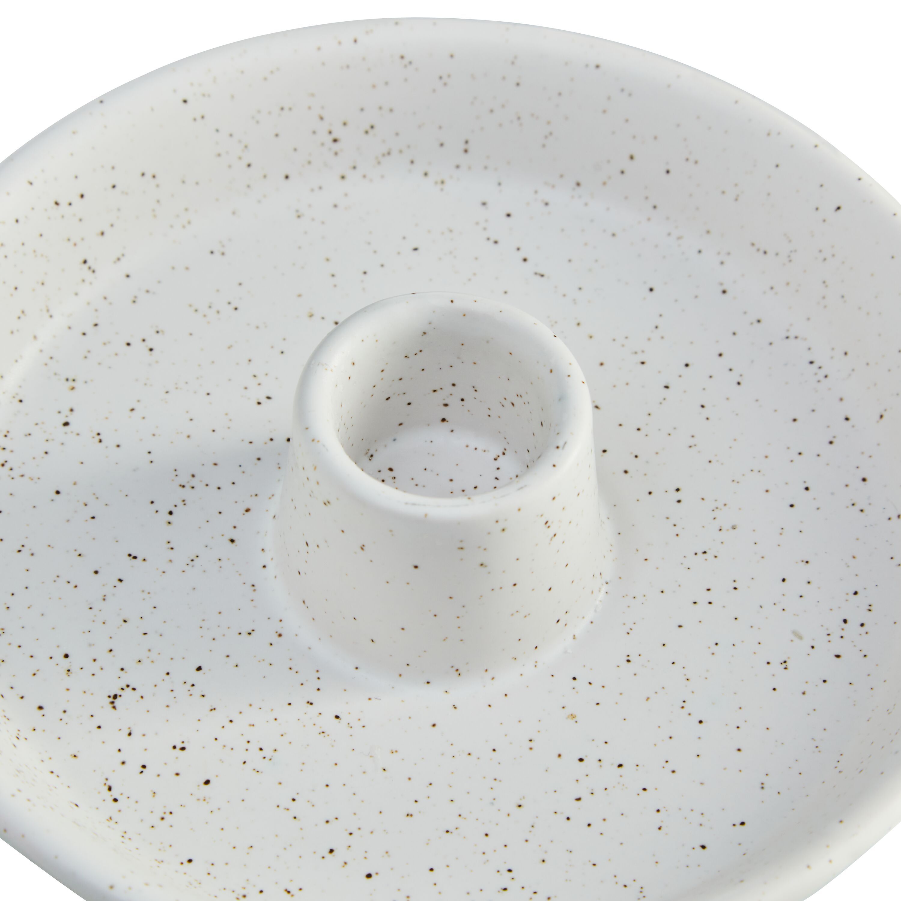 MIKE Kerzenhalter - Beige / B: 15.0 cm x T: 12.0 cm x H: 4.0 cm
