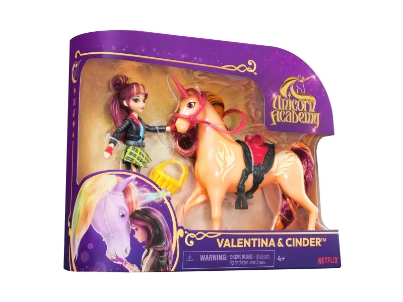 Unicorn Academy Doll & Unicorn - Valentina & Cinder