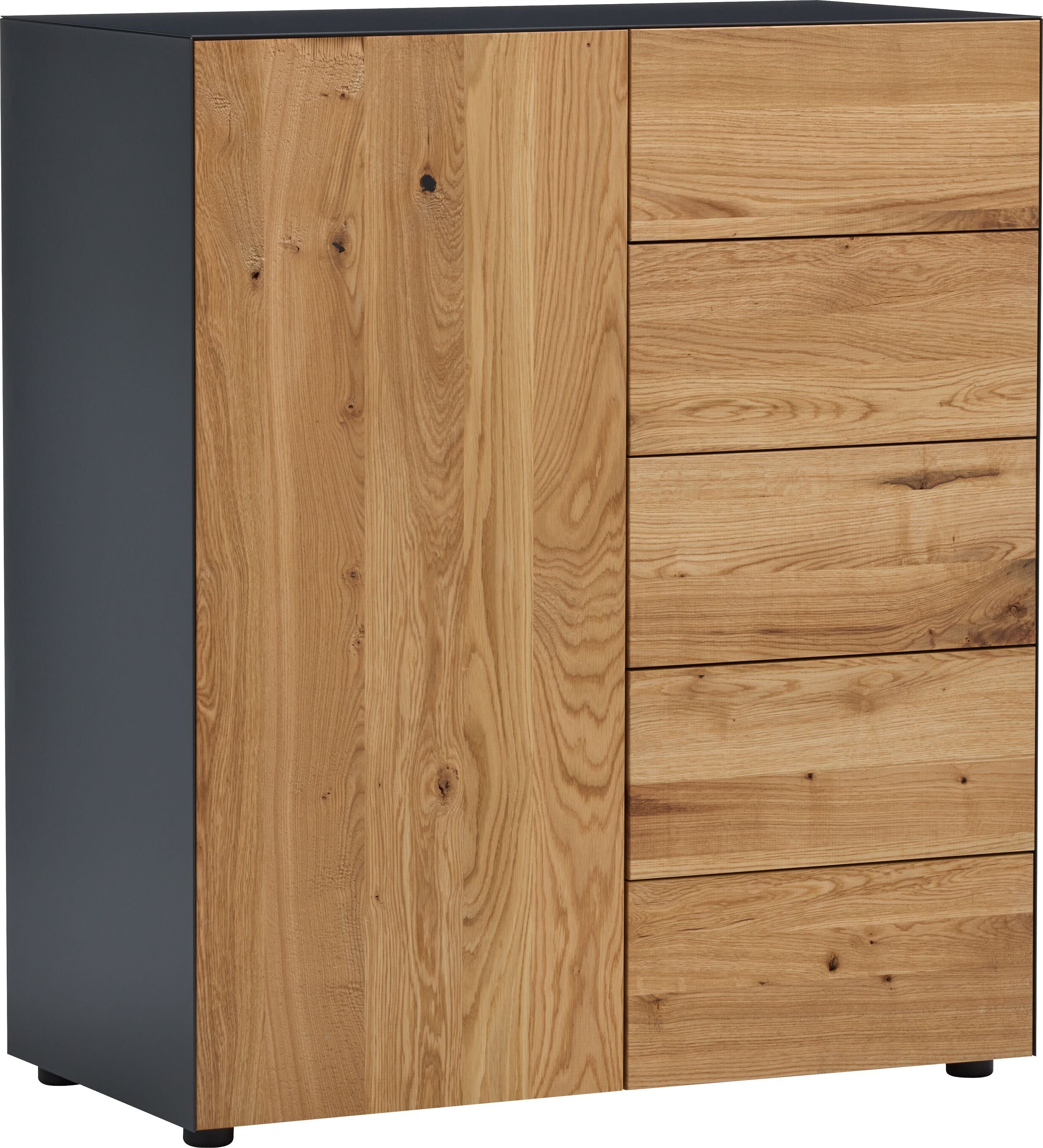 BRIX II Beistellmöbel - Eiche / B: 90.0 cm x T: 47.0 cm x H: 105.0 cm
