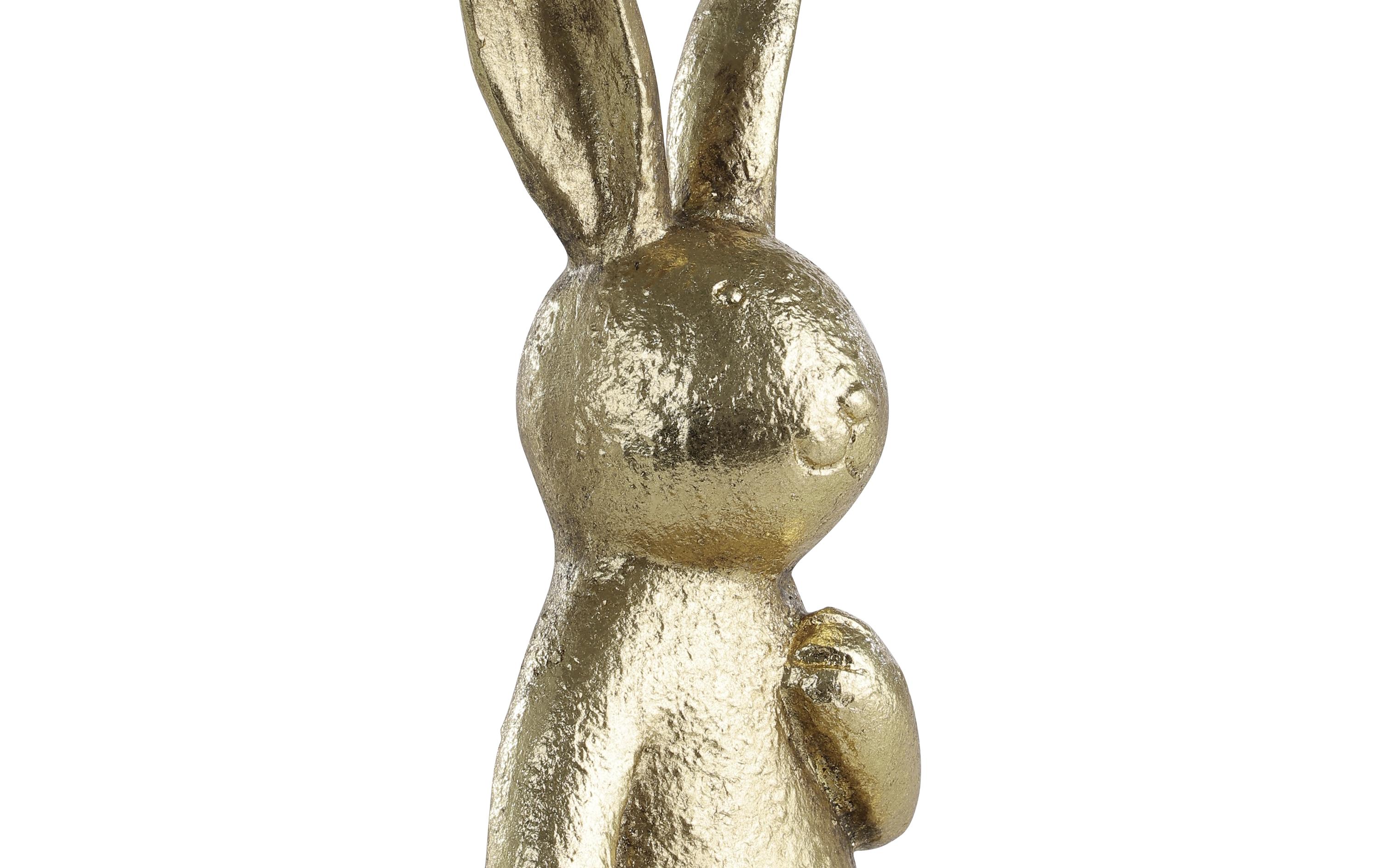 Hase Chilandy 19 cm, GoldHasenfigur