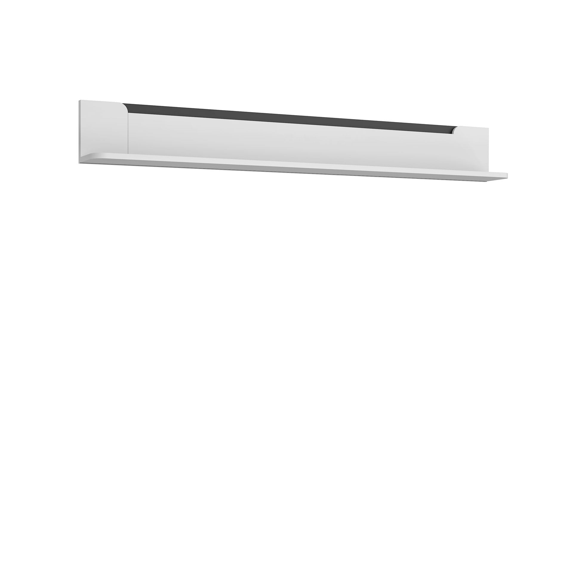 Wandboard VODOL 200x26 cm Sand/Schwarz