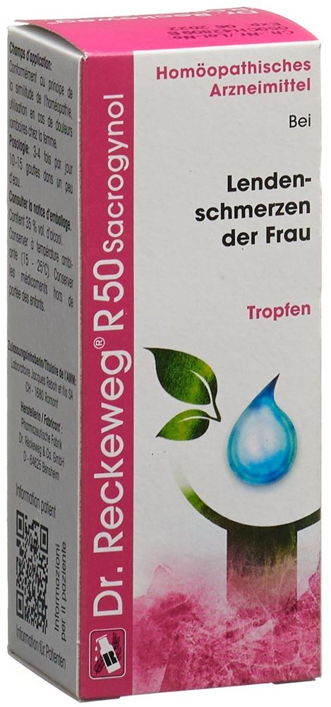 RECKEWEG R50 Sacrogynol Tropfen Fl 50 ml