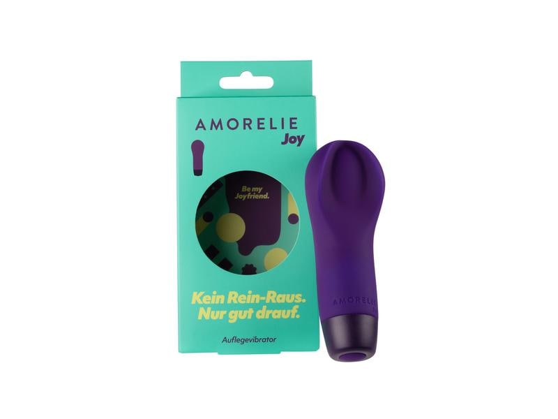 Amorelie Auflegevibrator «Groove» Violett Hochwertiges Sextoy zur klitoralen Stimulation