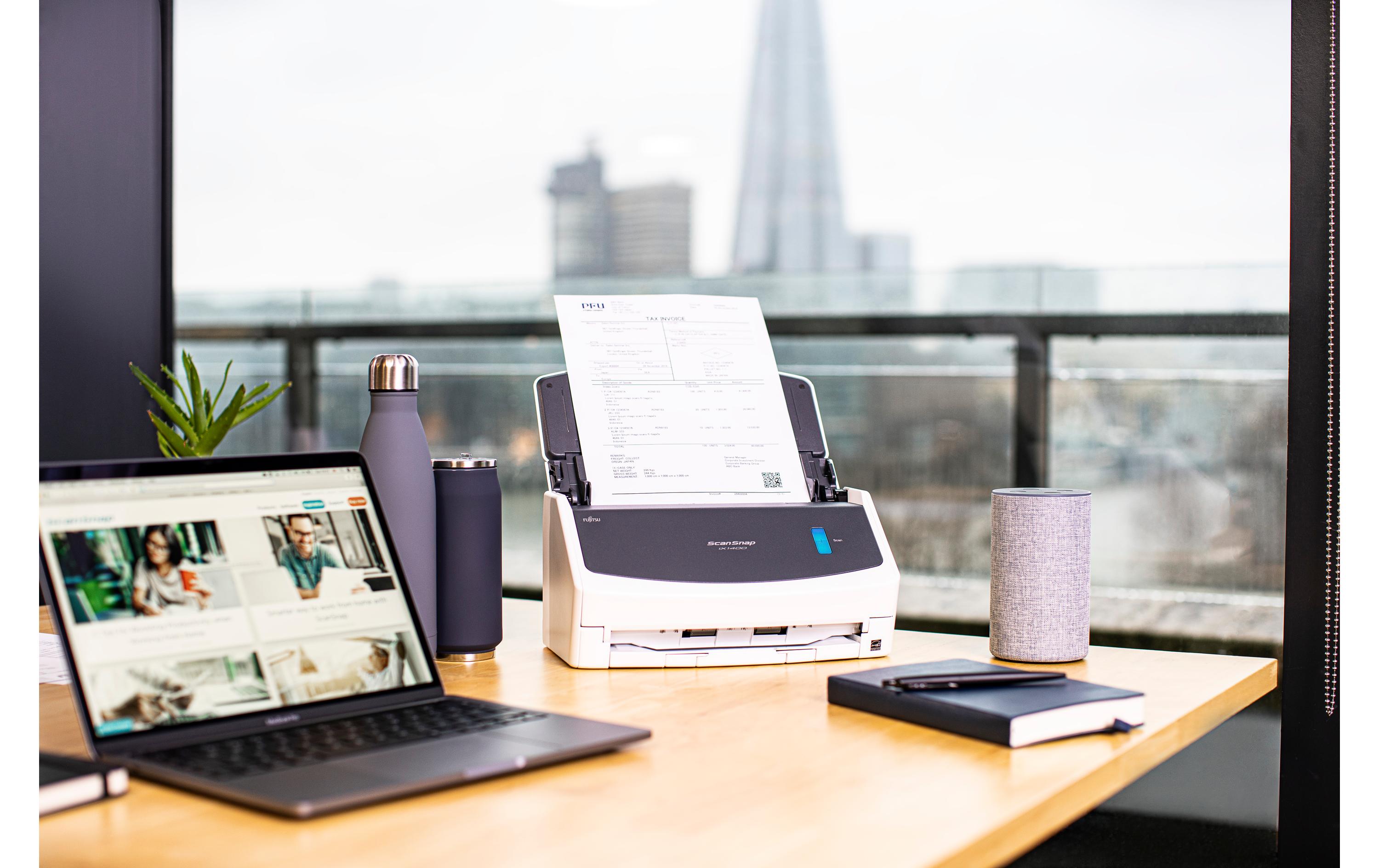 Dokumentenscanner ScanSnap iX1400<br>Schneller Duplex-Dokumentenscanner mit einfacher Benutzerführung