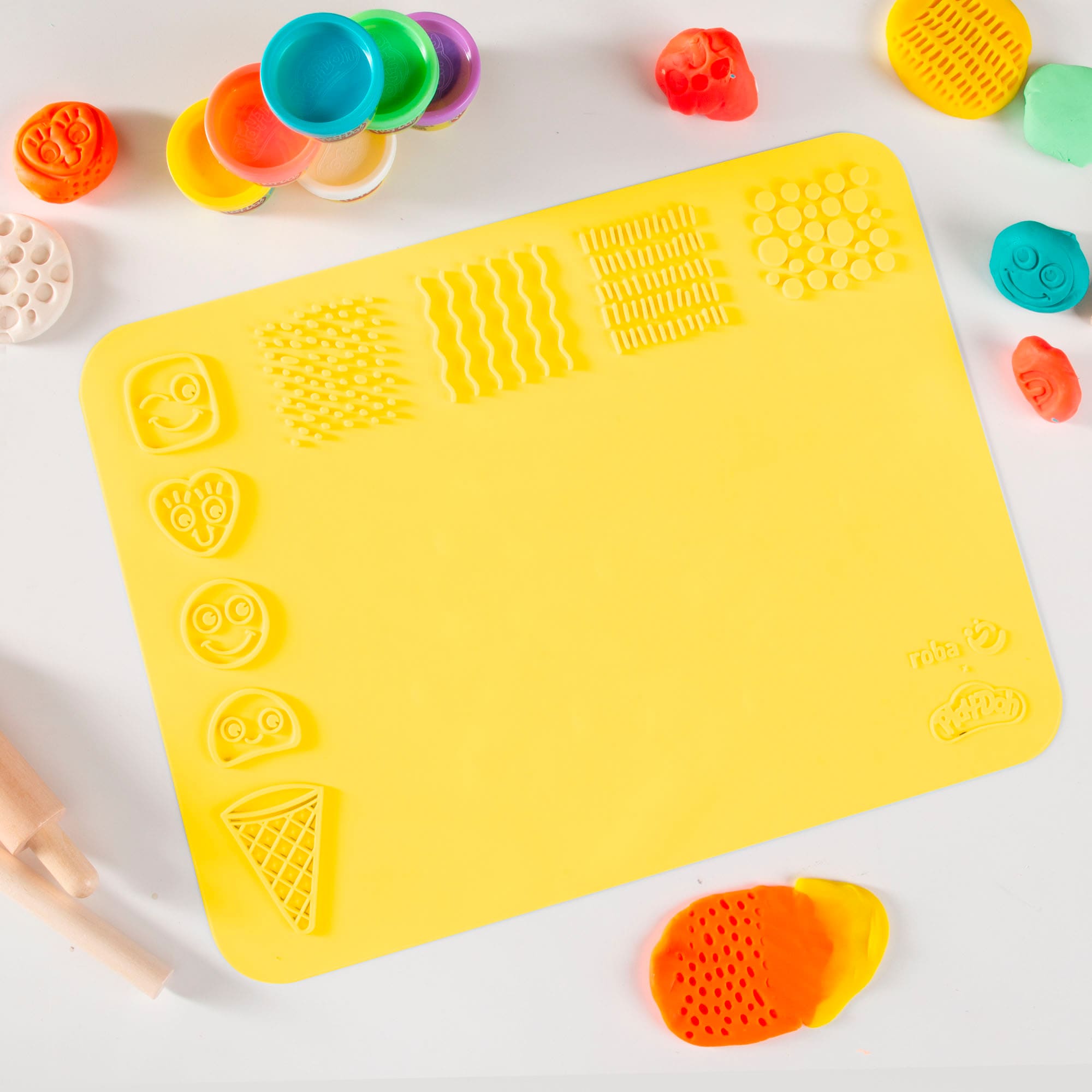 roba® Outdoor-Spielküche »Play-Doh« inkl. Knete, 3D-Kreativmatte; FSC® - schützt Wald