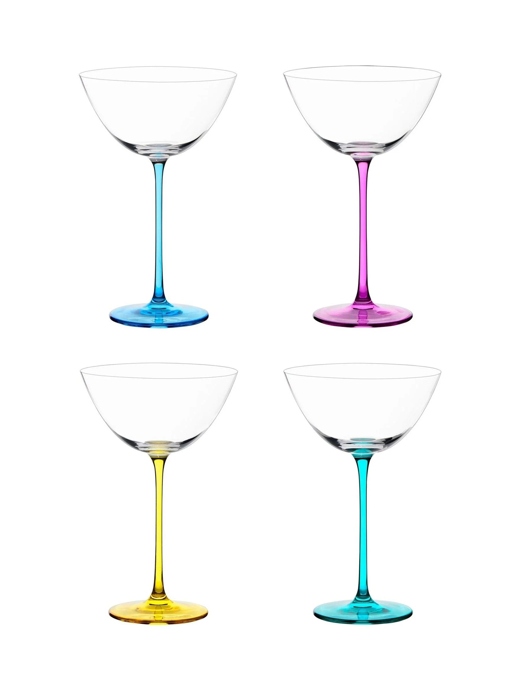 Anton Studio Designs Set of 4 Gala Cocktail Glasses