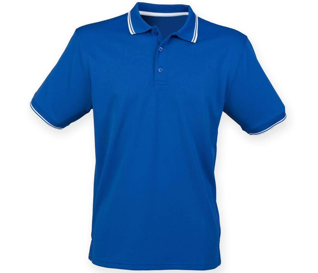 HENBURY HY482 - Polo col et manches contrastés