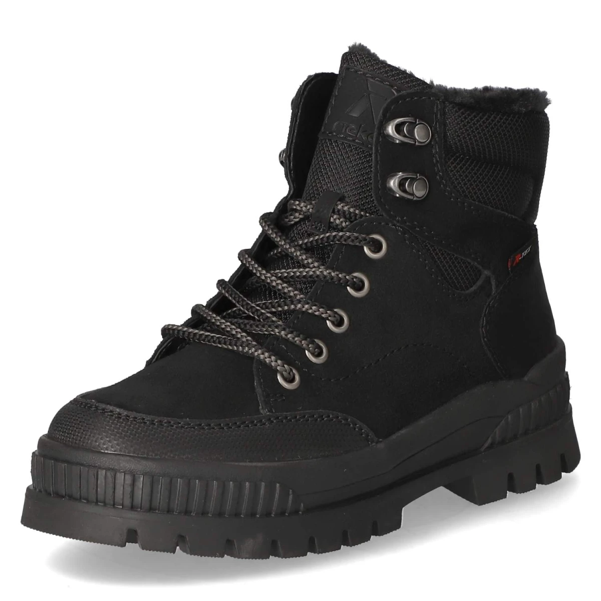 RiekerSchnürstiefeletten - black