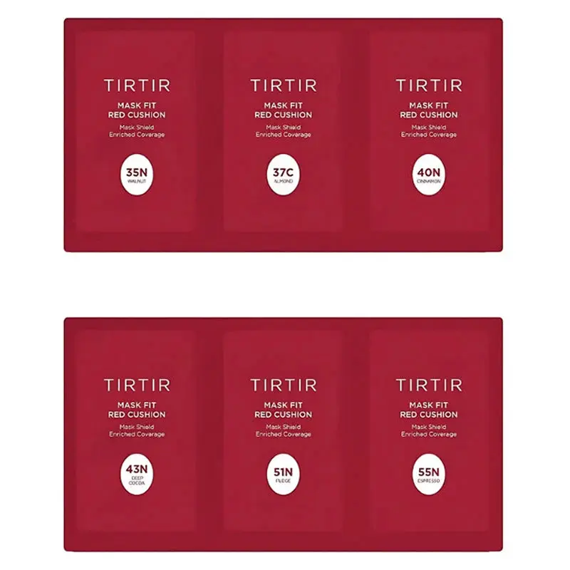 Mask Fit Red Cushion 6 Shade Trial Kit