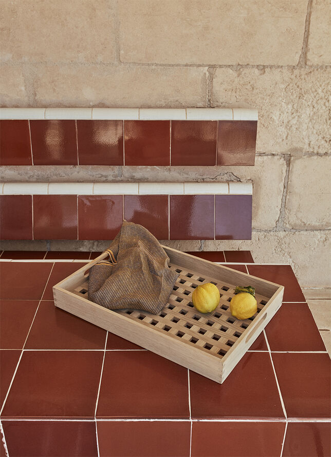 Skagerak Fionia Tray 52x36, Oak, 100% Brun