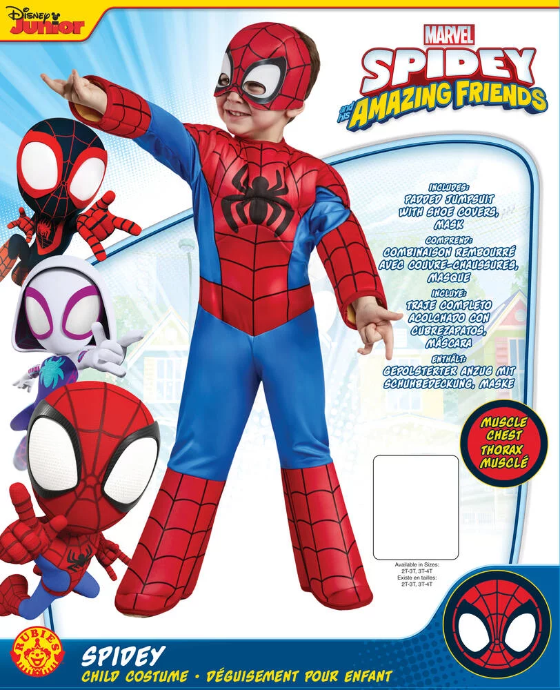 SPIDEY - DEGUISEMENT SPIDEY TAILLE 3-4 ANS