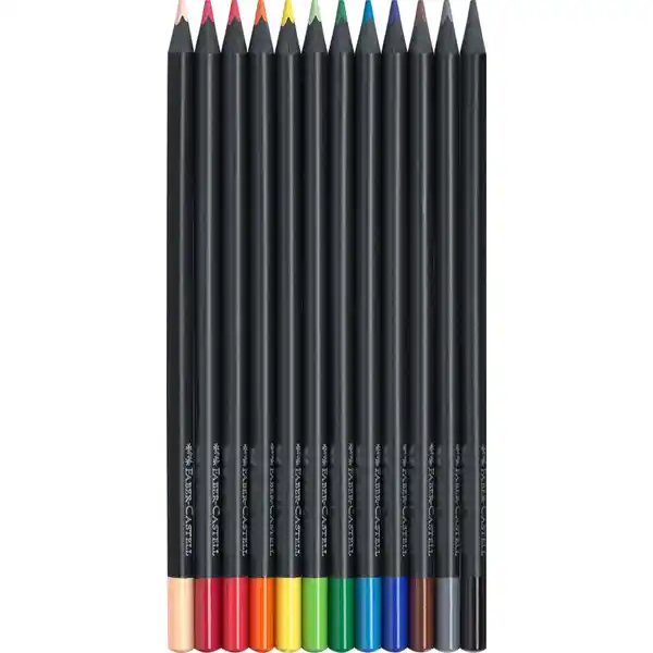 Black Edition Buntstifte 12er-Pack