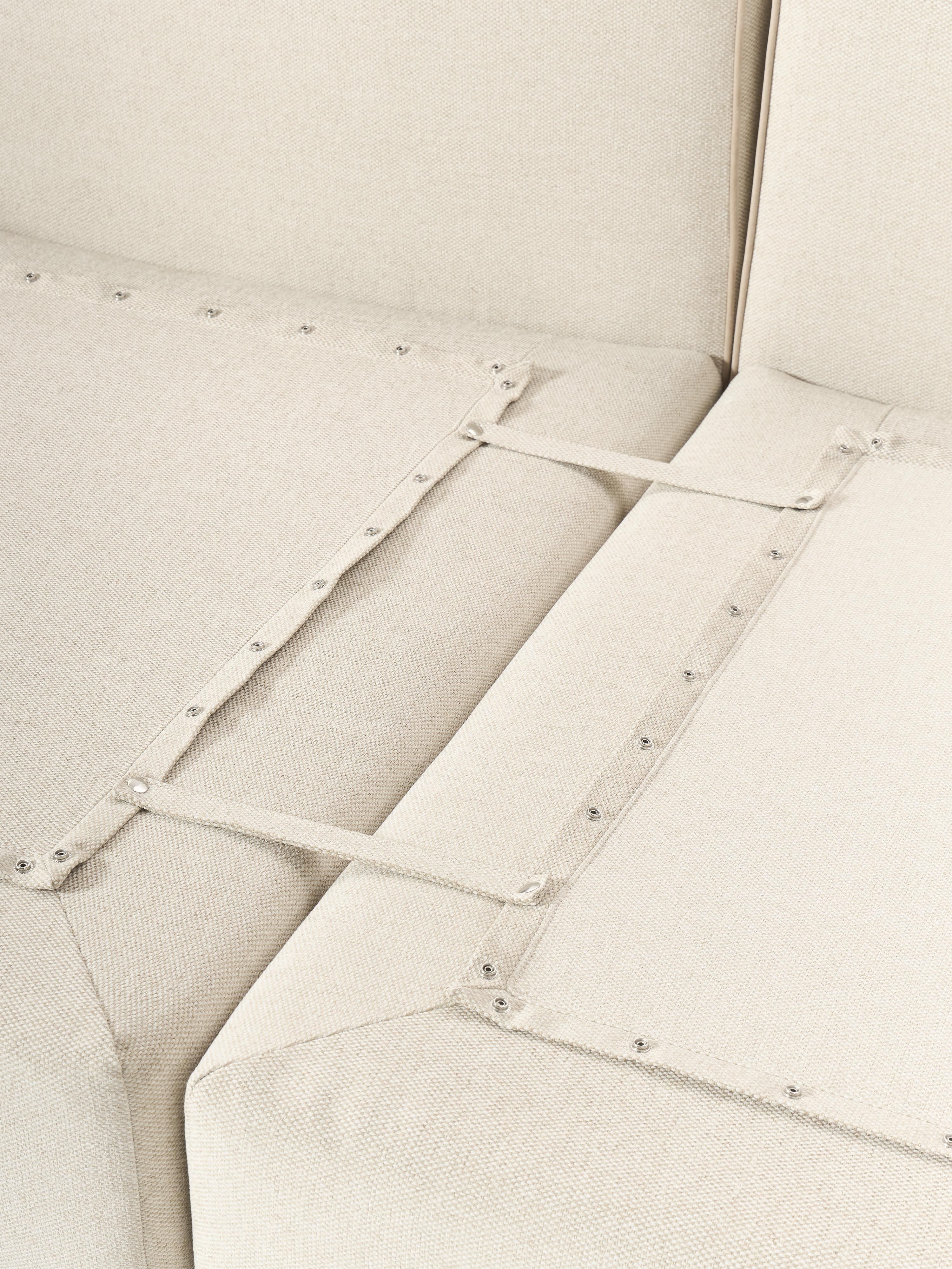 Modulaire XL-bank Felix (3-zits) met poef
